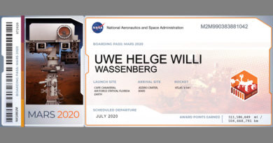 Dein Name auf dem Mars - Aktion der NASA