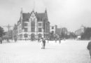 1900: Postamt 1 zwischen Worringer Straße (rechts) und Kurfürstenstraße (links) - Bild: © Stadtarchiv Düsseldorf