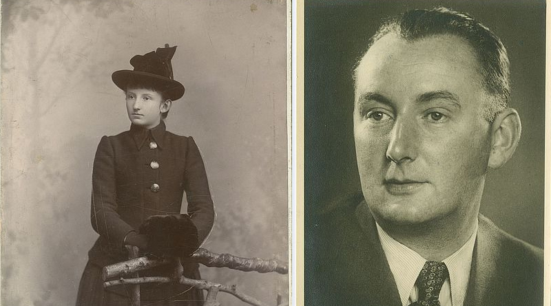 Die Düsseldorferin Adele Statz, geborene Biesenbach, (1875 – 1934) und ihr Sohn Leo Statz - © Stadtarchiv Düsseldorf