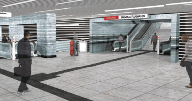 U81: - Entwurf "frequencies" setzt sich für den U-Bahnhof im Flughafen durch