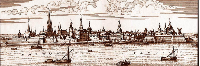 Stadtmauer vor der Krämerstraße, links ab Schloss (1647)