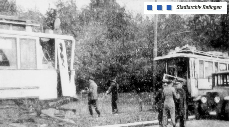 Rheinbahn: Kollision Strecke Düsseldorf-Ratingen