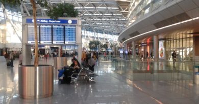 Flughafen Düsseldorf. Terminal