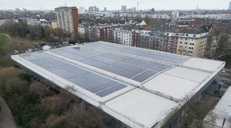 Eisstadion Brehmstraße Solarkraftwerk