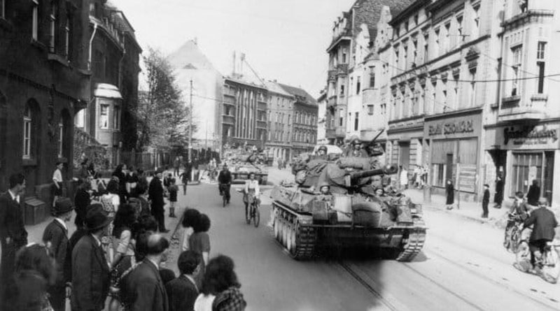 Befreiung von Düsseldorf durch die Amerikaner am 17. April 1945
