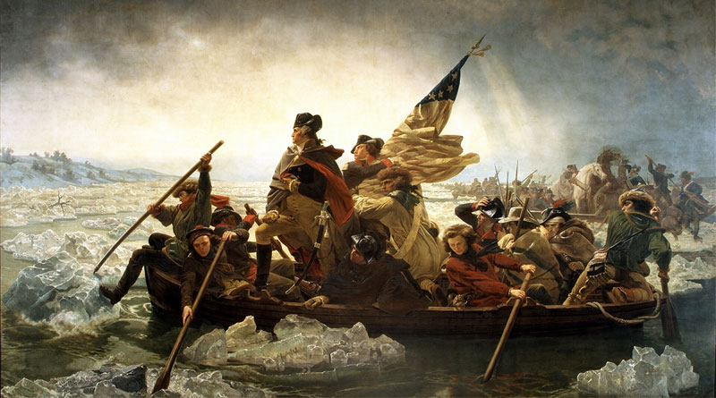 Washington Crossing the Delaware (1851) von Emanuel Gottlieb Leutze