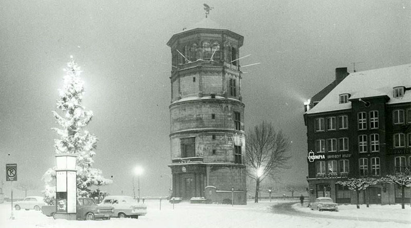 Weihnachten 2023 - Schlossturm in den 1960er Jahren