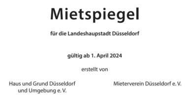 Neuer Mietspiegel 2024 für Düsseldorf veröffentlicht
