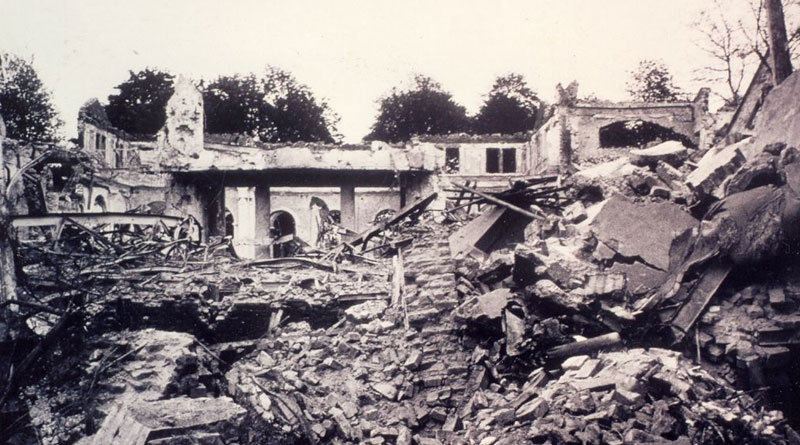 Großer Luftangriff auf Düsseldorf in der Nacht vom 2. auf den 3. November 1944 - Zoo Düsseldorf vollkommen zerstört