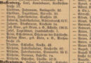 Wassenberg-Namensträger im Düsseldorfer Adressbuch 1900