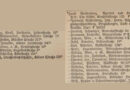 Wassenberg-Namensträger im Düsseldorfer Adressbuch 1926