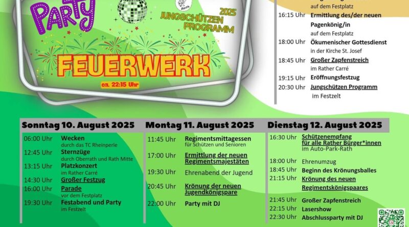 Düsseldorf-Rath: Schützenfest und Kirmes