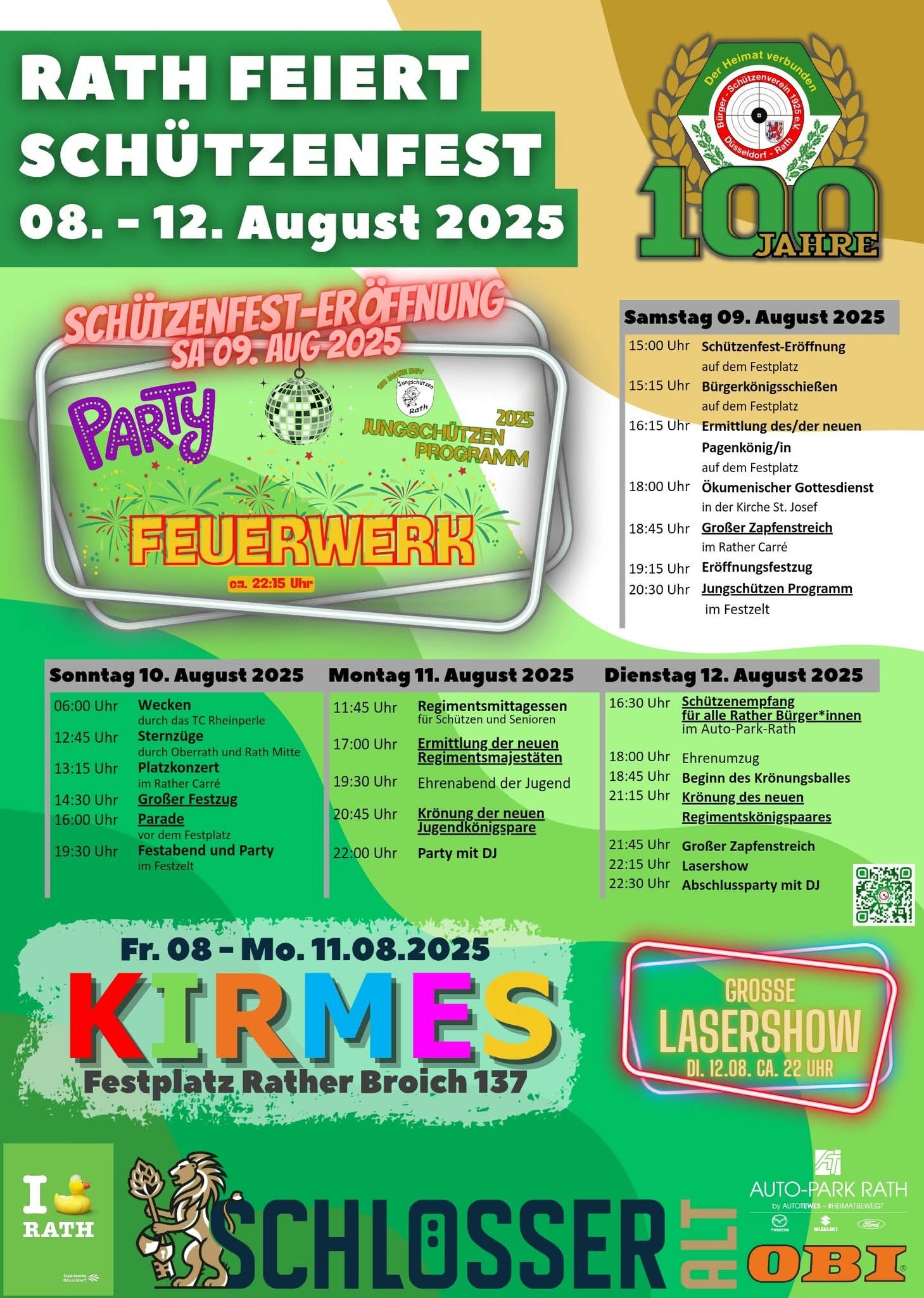 Düsseldorf-Rath: Schützenfest und Kirmes