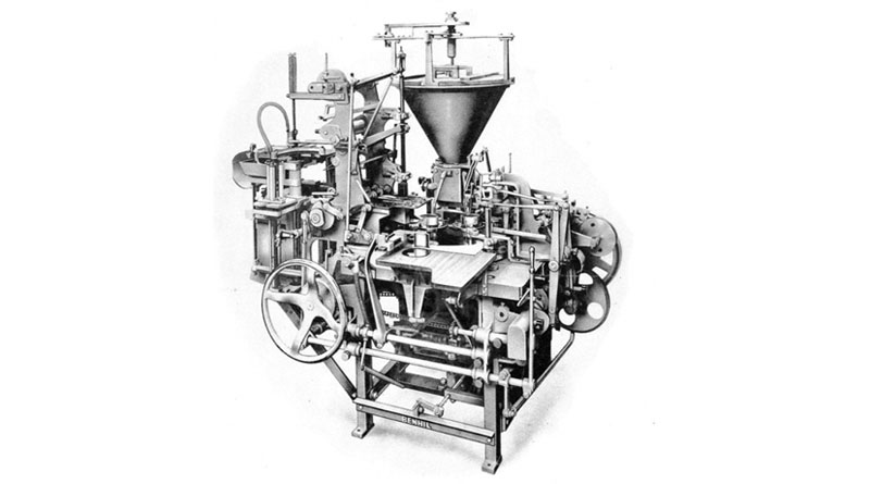 Benz & Hilgers - Automatische Abfüll-, Einpack- und Etikettiermaschine um 1949