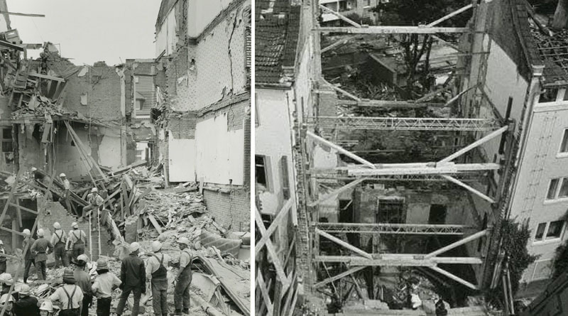Gasexplosion Krahestraße in Düsseldorf-Flingern am 24. Juli 1997