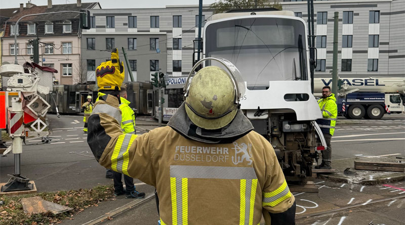 Rheinbahn: Entgleisung in Holthausen