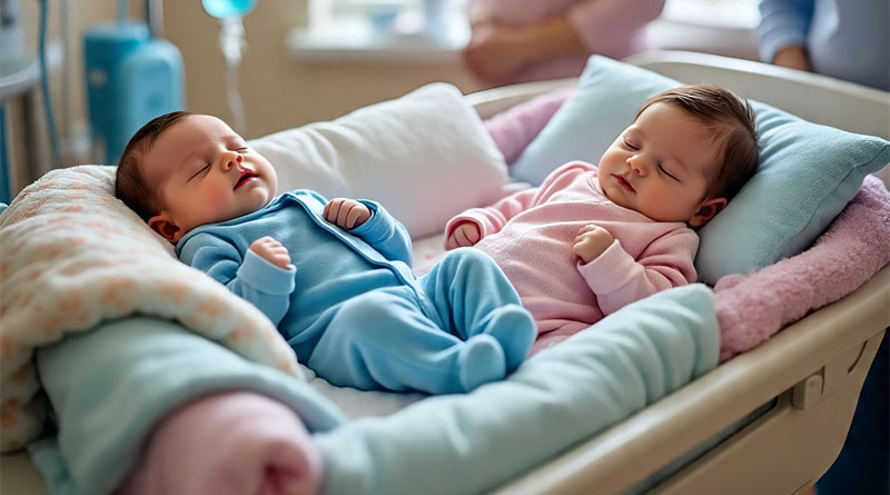 Neugeborene (Junge und M&auml;dchen) - Bild Meta AI