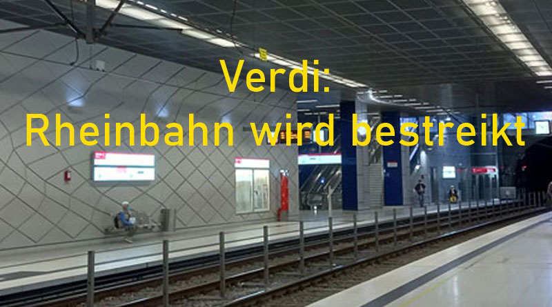 Verdi Rheinbahn Streik