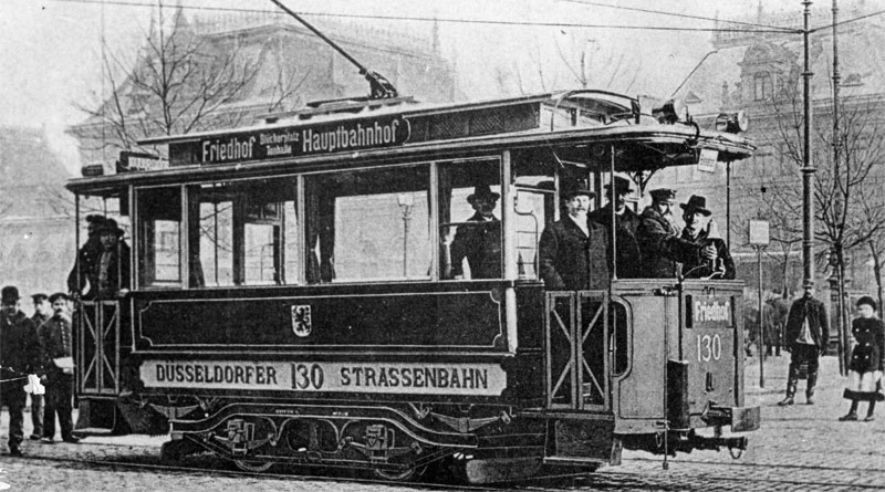 Titelbild: „Triebwagen 130 im Jahr 1903“ Foto: Rheinbahn