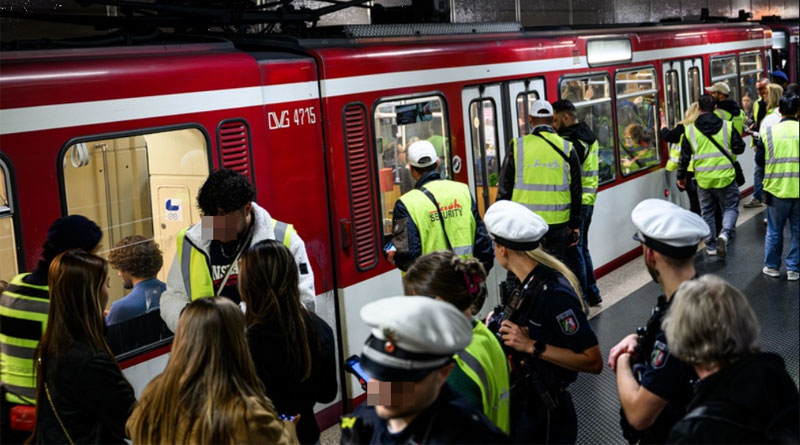Aktionstag Sicherheit im U-Bahnhof „Steinstraße/Königsallee". Foto: Rheinbahn