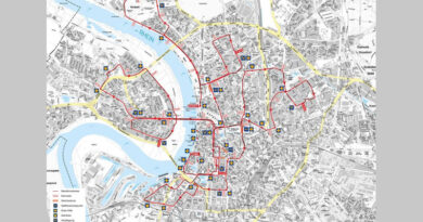 „UNIPER Marathon 2026 Düsseldorf: Zahlreiche Rheinbahn-Strecken gesperrt
