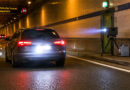 Blitzer Rheinufertunnel. KI, 163 km/h