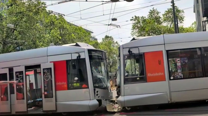 Frontalzusammenstoß zweier Bahnen der Linie 709 am 23. Mai 2026