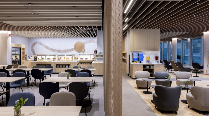 Impressionen aus der DUS Rhein Lounge. Flughafen Düsseldorf / Andreas Wiese