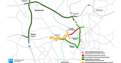 Theodor-Heuss-Brücken-Sanierung: Großräumige Umleitungen ab Ende 2026
