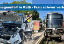 Oberrath: Pkw wird von Straßenbahn erfasst - Autofahrerin schwer verletzt - Titelbild: Polizei NRW