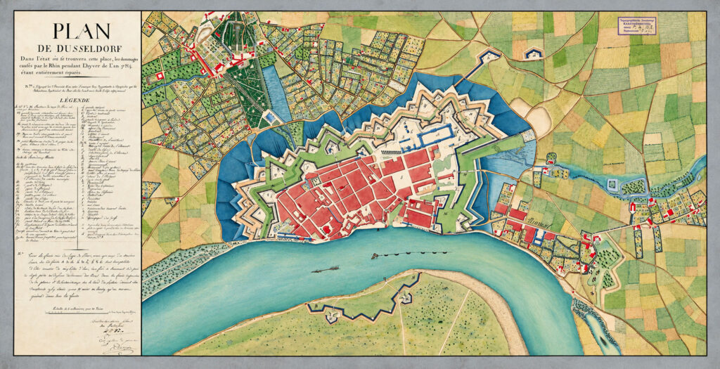 Denkmal des Monats August 2026: Historische Festungsmauern unter dem Behrensbau - Bildnachweis: Nationaal Archief Den Haag