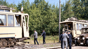 Kollision zweier Straßenbahnen zwischen Düsseldorf-Rath und Ratingen